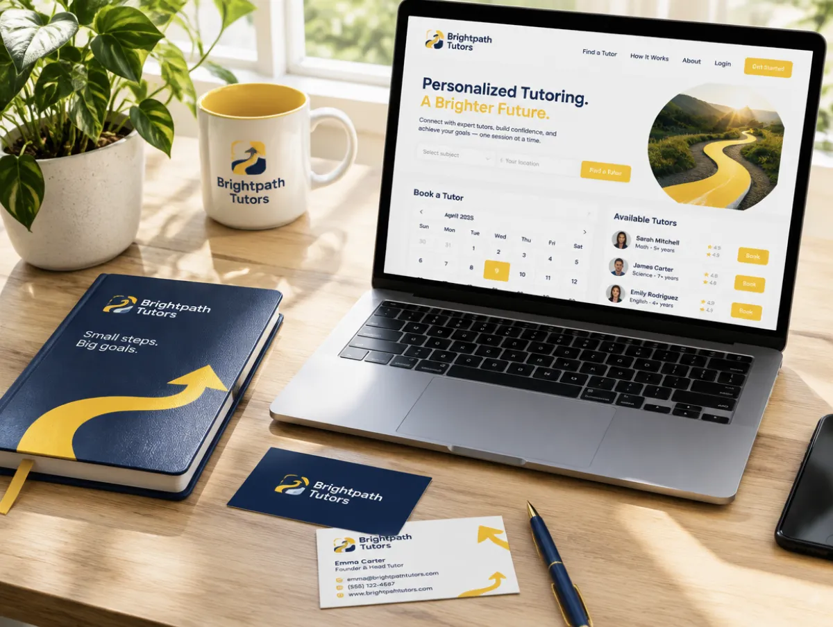 Brightpath Tutors: tutor booking portal and new identity